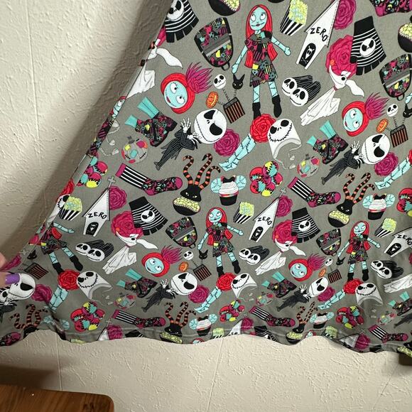 Woman's Nightmare Before Christmas Size 2X Long Tunic Polyester Top - Picture 6 of 8